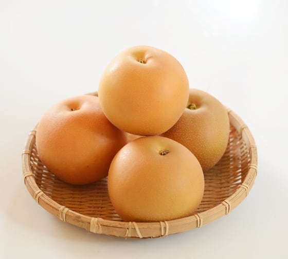 1玉約300g 梨1山(4〜5個)